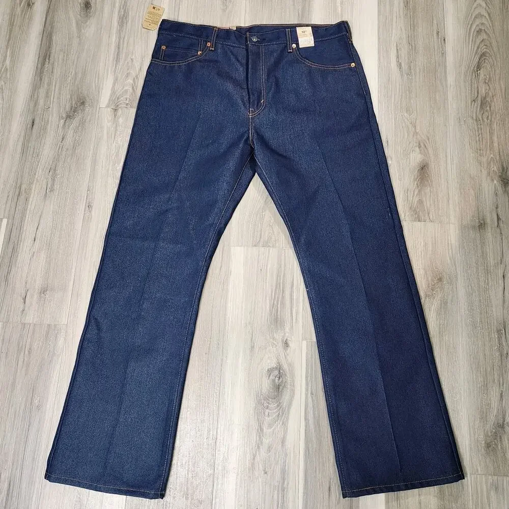 Levi's 517 Jeans Men's 40x32 Bootcut Dark Wash Denim #005172017